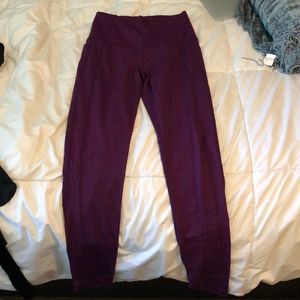 VS purple leggings